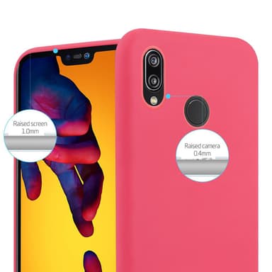 Skal Huawei P20 LITE 2018 / NOVA 3E Fodral Case (Röd)