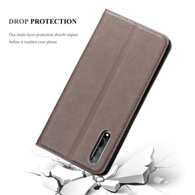 Huawei P SMART S Skal Fodral Case (Brun)