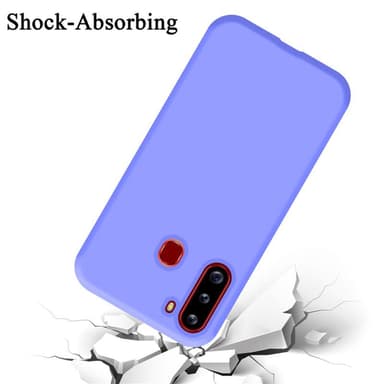 Samsung Galaxy A21 Skal Fodral Case (Lila)
