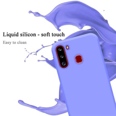 Samsung Galaxy A21 Skal Fodral Case (Lila)