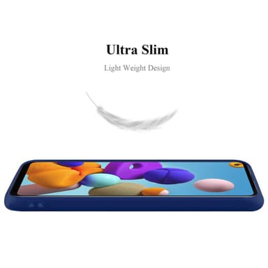 Skal Samsung Galaxy A21s Fodral Case (Blå)