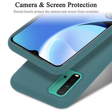 Xiaomi RedMi 9T / POCO M3 Skal Fodral Case (Grön)