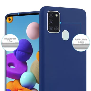 Skal Samsung Galaxy A21s Fodral Case (Blå)