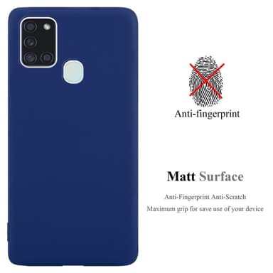Skal Samsung Galaxy A21s Fodral Case (Blå)