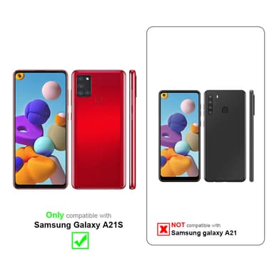 Samsung Galaxy A21s Skal Fodral Case (Blå)