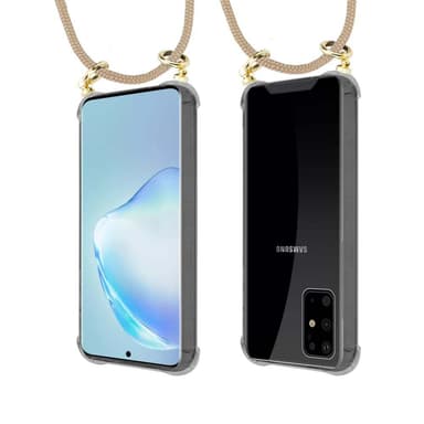 Samsung Galaxy S20 PLUS Skal Fodral Kedja (Brun)