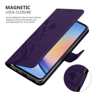 Samsung Galaxy A34 5G Plånboksfodral Skal (Lila)