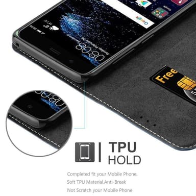 Huawei P10 Skal Fodral Case (Blå)