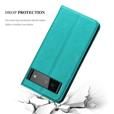Google PIXEL 6 Skal Fodral Case (Turkos)