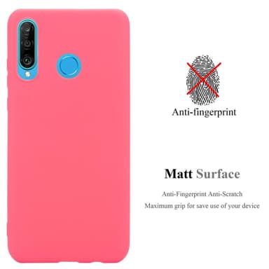 Skal Huawei P30 LITE Fodral Case (Röd)