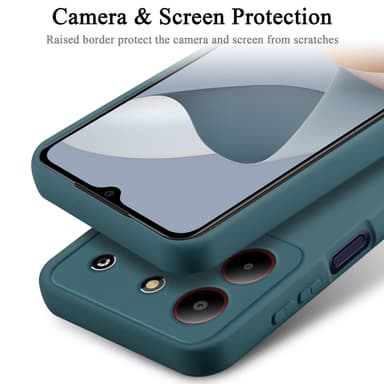 ZTE Blade A54 Skal Fodral Case (Grön)