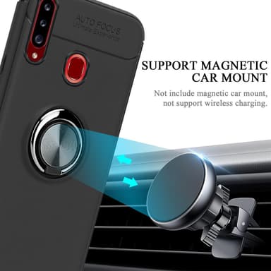 Samsung Galaxy A20s Skal Fodral Case (Svart)