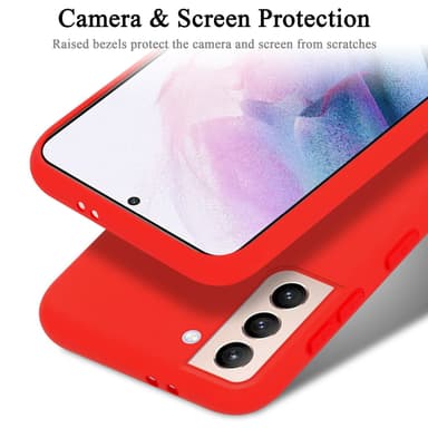 Samsung Galaxy S22 PLUS Skal Fodral Case (Röd)
