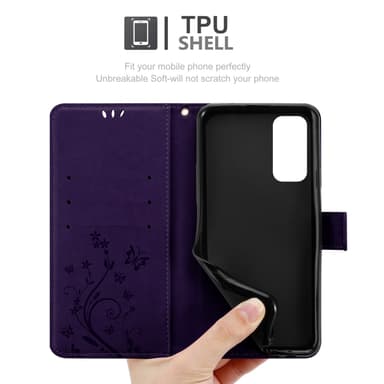 OnePlus Nord 2 5G Plånboksfodral Skal (Lila)