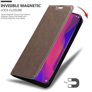 Oppo FIND X Skal Fodral Case (Brun)