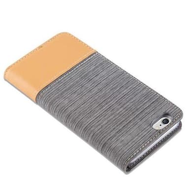 iPhone 6 / 6S Plånboksfodral Skal (Grå)