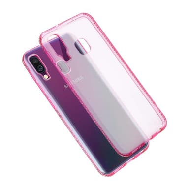 Samsung Galaxy A40 Skal Fodral Case (Rosa)