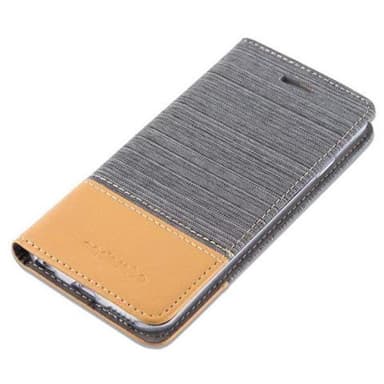 iPhone 6 / 6S Plånboksfodral Skal (Grå)