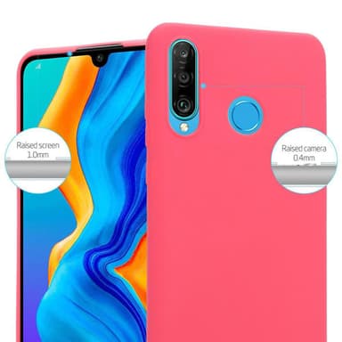 Skal Huawei P30 LITE Fodral Case (Röd)