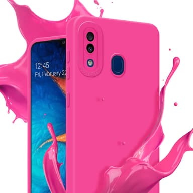 Samsung Galaxy A20 / A30 / M10s Skal Fodral Case (Rosa)