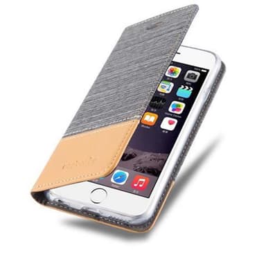 iPhone 6 / 6S Plånboksfodral Skal (Grå)