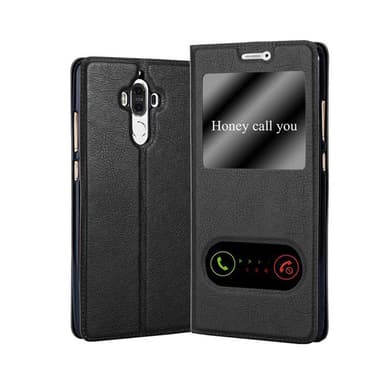 Huawei MATE 9 Plånboksfodral Skal (Svart)