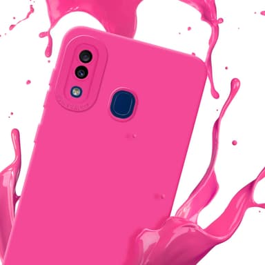 Samsung Galaxy A20 / A30 / M10s Skal Fodral Case (Rosa)