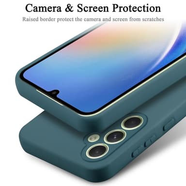 Samsung Galaxy A34 5G Skal Fodral Case (Grön)