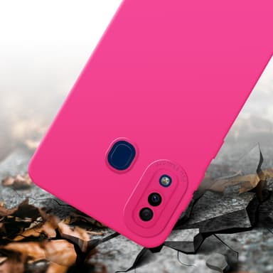Samsung Galaxy A20 / A30 / M10s Skal Fodral Case (Rosa)