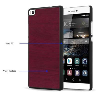 Huawei P8 Skal Fodral Case (Röd)