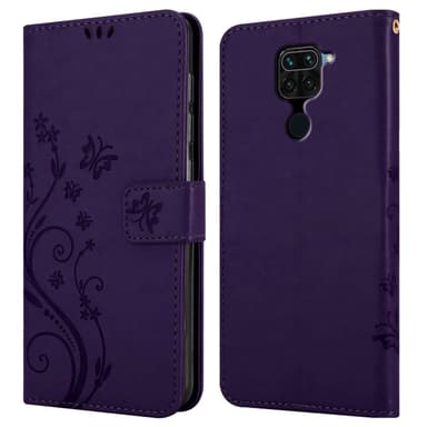 Xiaomi RedMi NOTE 9 Plånboksfodral Skal (Lila)