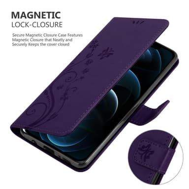 iPhone 13 PRO MAX Plånboksfodral Skal (Lila)