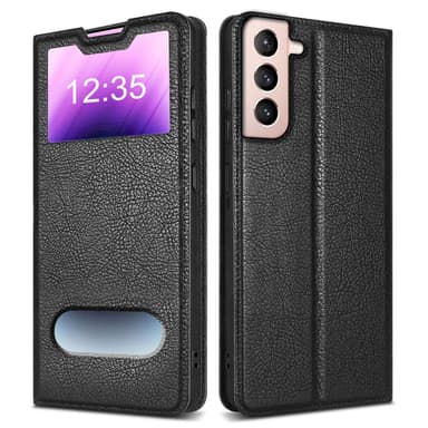 Samsung Galaxy S21 5G Plånboksfodral Skal (Svart)