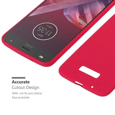 Skal Motorola MOTO Z2 Fodral Case (Röd)