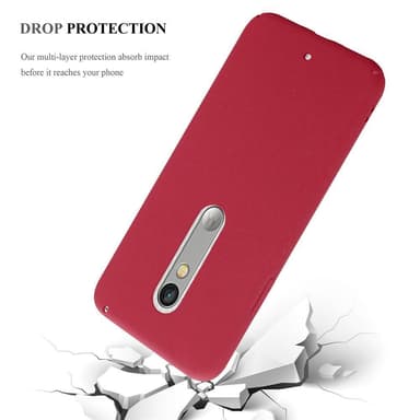 Motorola MOTO X PLAY Skal Fodral Case (Röd)
