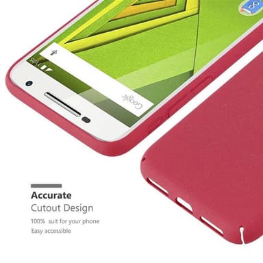 Motorola MOTO X PLAY Skal Fodral Case (Röd)