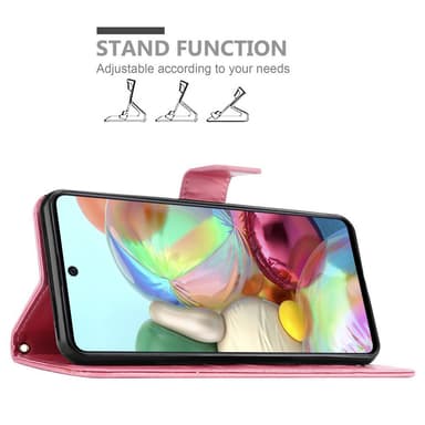 Samsung Galaxy A71 4G Plånboksfodral Skal (Rosa)