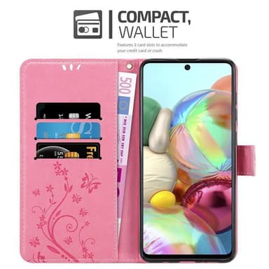 Samsung Galaxy A71 4G Plånboksfodral Skal (Rosa)