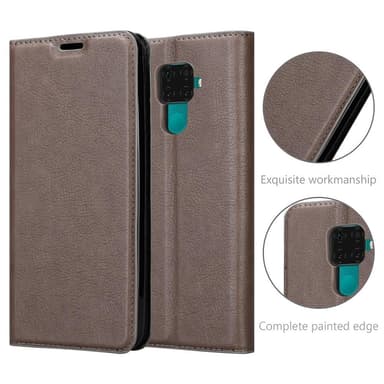 Huawei MATE 30 LITE Skal Fodral Case (Brun)