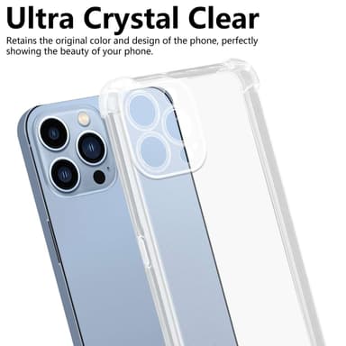iPhone 13 PRO MAX Skal Fodral Case (Genomskinlig)