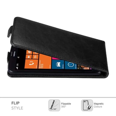 Nokia Lumia 1320 Flipfodral Skal (Svart)