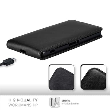 Sony Xperia Z2 Flipfodral Skal (Svart)