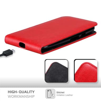 Motorola MOTO G3 Flipfodral Skal (Röd)