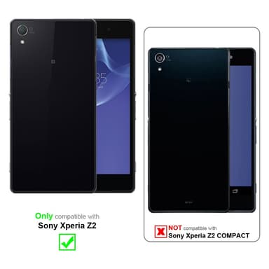 Sony Xperia Z2 Flipfodral Skal (Vit)