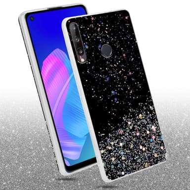 Huawei P40 LITE E Skal Fodral Case (Svart)