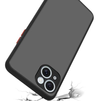 iPhone 15 Skal Fodral Case (Svart)