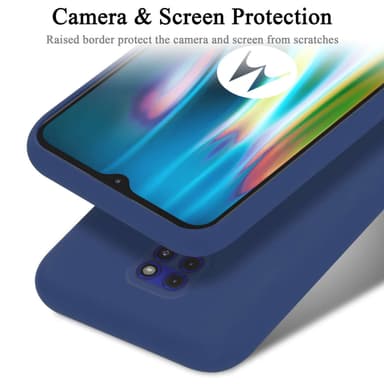 Motorola MOTO G9 PLAY Skal Fodral Case (Blå)