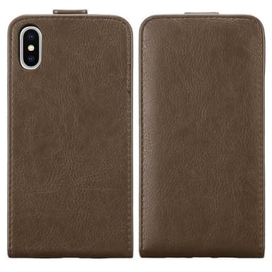 iPhone XS MAX Flipfodral Skal (Brun)