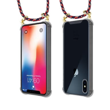 iPhone X / XS Skal Fodral Kedja (Blå)