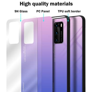 Huawei P40 Skal Fodral Case (Svart)